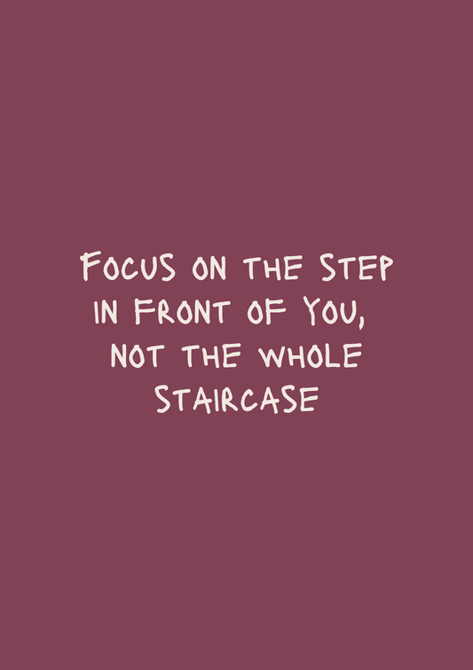 Igris, Focus on the step -quote